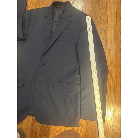 Geoffrey Beene Blazer Blue 38R Pre-Owned - Picture 10 of 12